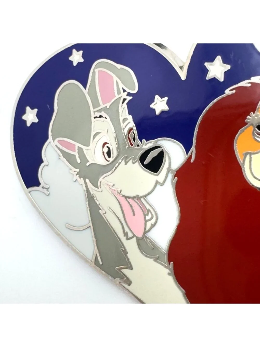 Disney Lady & The Tramp Heart Pin Romantic Starry Night 2015 Open Edition
